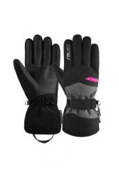 Rękawice narciarskie damskie Reusch Helena Primaloft wodoodporne softshell. Czerwone kurtki softshell damskie REUSCH, bez wzorów, z elastanu, bez kaptura. Za 199.99 zł.