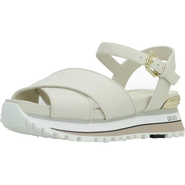 Sandały LIU-JO MAXI WONDER 11 Biały. Białe obuwie trekkingowe damskie Liu Jo. Za 484.99 zł.
