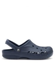 Crocs Klapki BAYA 10126-410 W Granatowy. Niebieskie klapki damskie Crocs, bez wzorów, z materiału, bez obcasa. Za 159.99 zł.