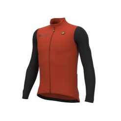 Bluza rowerowa męska Alé Cycling Solid Fondo 2.0. Brązowe bluzy sportowe męskie ALÉ CYCLING, bez wzorów, bez kołnierzyka, bez ramiączek. Za 425.50 zł.
