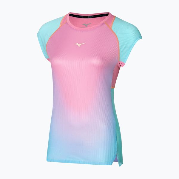 Koszulka do biegania damska Mizuno Aero Tee. Czerwone t-shirty damskie Mizuno, l, bez wzorów, z materiału, bez kołnierzyka. Za 149.99 zł.