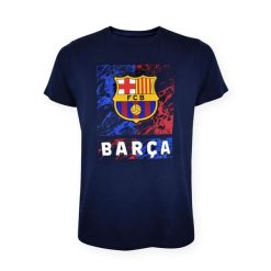 Koszulka FC Barcelona - licencjonowana. Bluzki sportowe damskie FC Barcelona, bez kołnierzyka, bez ramiączek. Za 92.99 zł.