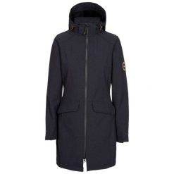 Dlx Maria - Damska kurtka Dlx Softshell Jkt Black Marl. Czarne kurtki damskie DLX, xs, bez wzorów, z materiału, z kapturem. Za 473.30 zł.