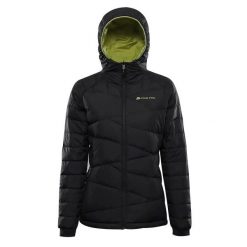 Damska kurtka puchowa Alpine Pro Rogita 2. Zielone kurtki damskie Alpine Pro, bez wzorów, z puchu, bez kaptura. W wyprzedaży za 519.00 zł.