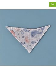 BELLA MAISON Chusty trójkątne (2 szt.) w kolorze niebieskim ze wzorem rozmiar: onesize. Niebieskie chusty i apaszki dziecięce BELLA MAISON, z bawełny. Za 47.99 zł.