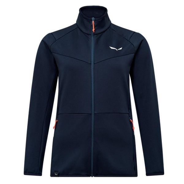 Kurtka turystyczna damska z zamkiem Salewa Puez Cammino. Niebieskie kurtki damskie Salewa, l, bez wzorów, z materiału, bez kaptura. Za 399.99 zł.