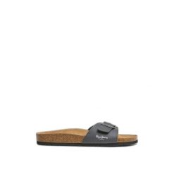 Sandały Pepe Jeans Bio Single Natur. Szare sandały męskie Pepe Jeans, z jeansu, bez zapięcia. Za 221.20 zł.