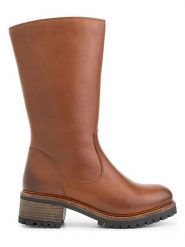 Mysa Skórzane kozaki "Dianthe" w kolorze jasnobrązowym rozmiar: 42. Brązowe kozaki damskie mysa, z materiału, bez obcasa. Za 430.46 zł.