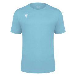 Koszulka Macron Boost Eco x5. Niebieskie bluzki sportowe damskie Macron, xl, z bawełny, bez ramiączek, na fitness i siłownię. Za 344.50 zł.