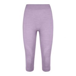 Damskie legginsy 3/4 Falke Wool-Tech. Brązowe legginsy damskie Falke, s, bez wzorów, z elastanu. Za 389.50 zł.