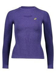 Asics Koszulka w kolorze fioletowym do biegania rozmiar: S. Różowe bluzki sportowe damskie Asics, s, z materiału, bez kołnierzyka, bez ramiączek. Za 138.87 zł.