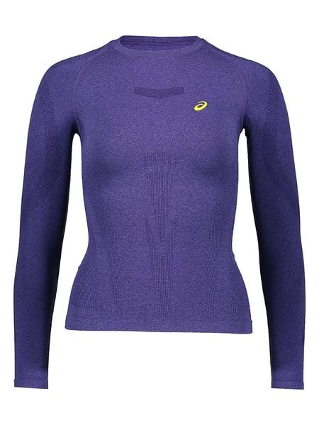 Asics Koszulka w kolorze fioletowym do biegania rozmiar: S. Różowe bluzki sportowe damskie Asics, s, z materiału, bez kołnierzyka, bez ramiączek. Za 138.87 zł.