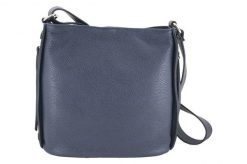 Listonoszka skórzana BARBERINI'S granatowa 770-4. Shopper bag damskie bez wzorów, ze skóry, na ramię, duże, bez dodatków. Za 319.99 zł.