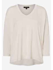 More & More Koszulka w kolorze kremowym rozmiar: 44. Brązowe bluzki damskie MORE & MORE, bez wzorów, bez kołnierzyka, bez ramiączek. Za 86.99 zł.