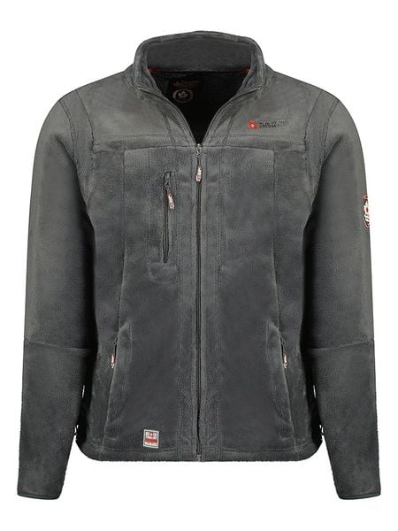 Canadian Peak Kurtka polarowa "Uploadeak" w kolorze szarym rozmiar: XXL. Szare kurtki męskie Canadian Peak, xxl, z aplikacjami, z materiału, bez kaptura. Za 126.45 zł.