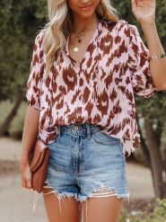 Milan Kiss Bluzka w kolorze jasnoróżowym rozmiar: XL. Różowe bluzki damskie Milan Kiss, xl, bez wzorów, bez kołnierzyka, bez ramiączek. Za 158.10 zł.