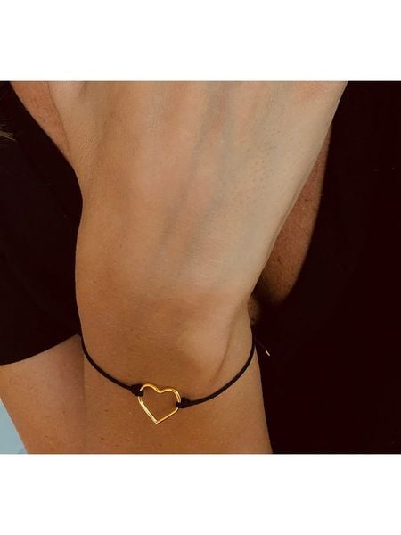 Les Petites Précieuses Pozłacana bransoletka z elementem ozdobnym rozmiar: onesize. Czarne bransoletki damskie Les Petites Précieuses, pozłacane. Za 52.99 zł.