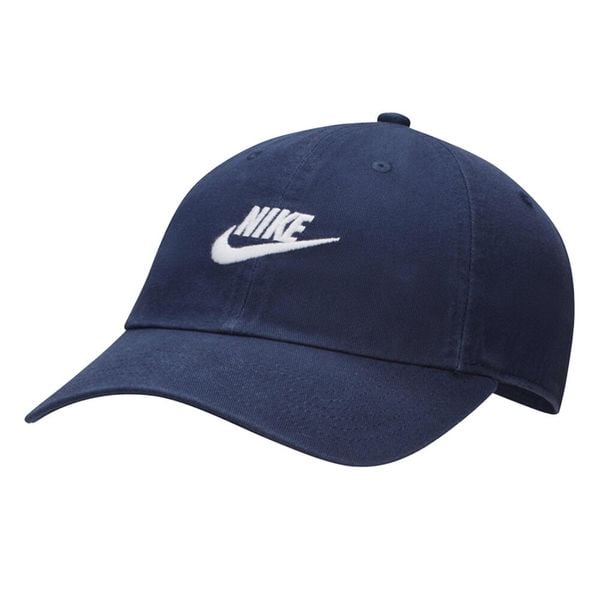Czapka Z Daszkiem Z Logo Klubu. Niebieskie czapki z daszkiem damskie Nike, bez wzorów. Za 181.99 zł.