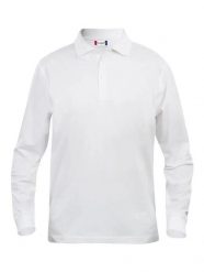 Clique Classic Lincoln L/S Koszulka polo z długim rękawem biała. Białe koszulki męskie z długim rękawem CLIQUE, l, z bawełny. Za 145.29 zł.
