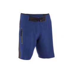 Spodenki surfing standardowe BS 950S Soft. Niebieskie szorty męskie OLAIAN, bez wzorów, z elastanu, klasyczne. W wyprzedaży za 69.99 zł.