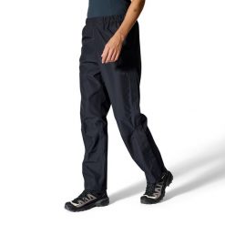 Spodnie przeciwdeszczowe damskie Rab Women's Downpour Pants. Czarne spodnie dresowe damskie RAB, m, bez wzorów. Za 284.99 zł.