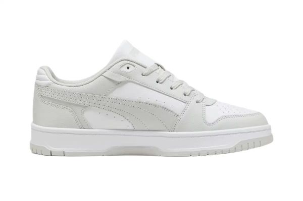 Buty Sportowe Puma Rebound Low Pełne Modne. Białe buty sportowe na co dzień męskie Puma, ze skóry ekologicznej, bez zapięcia, trekkingowe. Za 279.00 zł.
