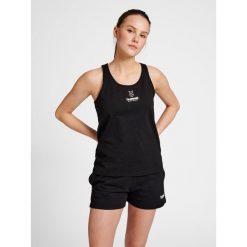 Damski tank top Hummel GC Val. Czarne topy damskie HUMMEL, bez wzorów, bez kołnierzyka. Za 107.00 zł.