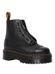 Dr. Martens Skórzane botki w kolorze czarnym rozmiar: 45. Czarne botki damskie Dr. Martens, z okrągłym noskiem, bez obcasa, na platformie, bez zapięcia. Za 614.96 zł.