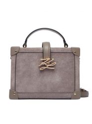 KARL LAGERFELD Torebka B4W30371 Szary. Szare torebki klasyczne damskie Karl Lagerfeld, bez wzorów, ze skóry, bez dodatków. Za 1,299.00 zł.