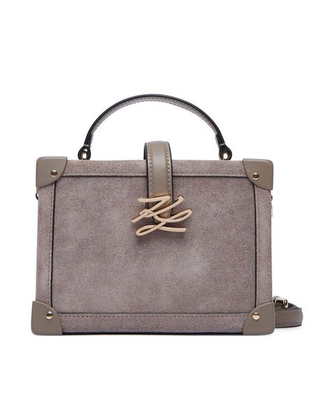 KARL LAGERFELD Torebka B4W30371 Szary. Szare torebki klasyczne damskie Karl Lagerfeld, bez wzorów, ze skóry, bez dodatków. Za 1,299.00 zł.