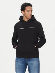 Calvin Klein Jeans Bluza Big Box Logo J30J325490 Czarny Regular Fit. Czarne bluzy bez kaptura męskie Calvin Klein Jeans, m, z bawełny. Za 299.99 zł.