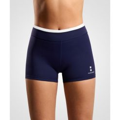 Spodenki do Tenisa/Padla Damskie. Niebieskie szorty damskie NORDICDOTS, bez wzorów, z elastanu, sportowe. Za 150.00 zł.
