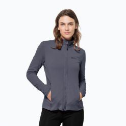 Bluza trekkingowa damska Jack Wolfskin Peak Grid Fleece. Szare bluzy bez kaptura damskie Jack Wolfskin, xs. W wyprzedaży za 370.20 zł.