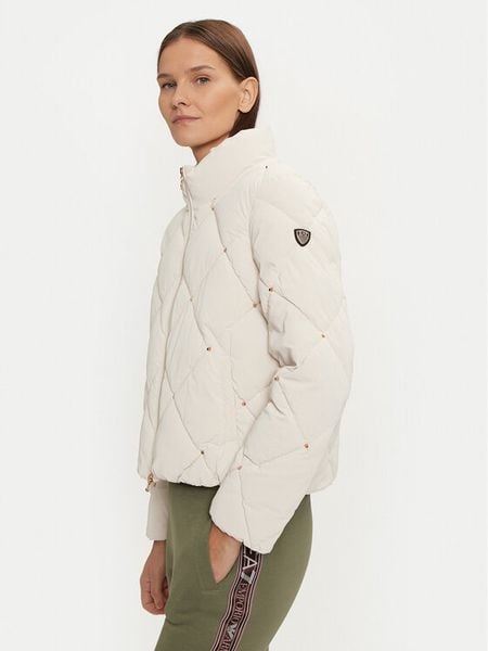 EA7 Emporio Armani Kurtka zimowa 6DTB14 TNDMZ 1120 Beżowy Regular Fit. Brązowe kurtki damskie EA7 Emporio Armani, na zimę, xl, bez wzorów, z syntetyku, bez kaptura. Za 1,419.00 zł.