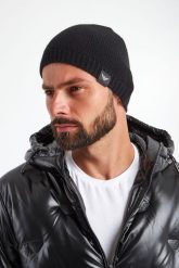 Czapka EMPORIO ARMANI. Czapki męskie Emporio Armani, bez wzorów. W wyprzedaży za 298.35 zł.