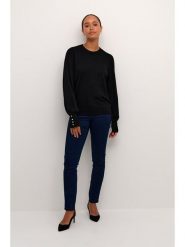 Kaffe Sweter w kolorze czarnym rozmiar: XS. Czarne swetry klasyczne damskie Kaffe, xs, bez kołnierzyka. Za 119.68 zł.