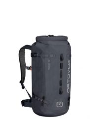 Plecak wspinaczkowy Ortovox Trad 28 S Dry - black steel. Szare plecaki damskie ORTOVOX, bez wzorów, z materiału. Za 933.89 zł.