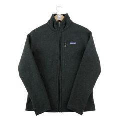 Second life - Kurtka polarowa damska z pełnym zamkiem - Jak nowy. Czarne kurtki damskie Patagonia, xs, bez wzorów, z polaru, bez kaptura. Za 278.96 zł.