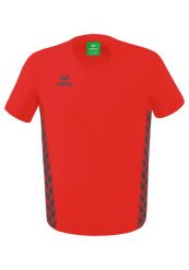 Koszulka juniorska Erima Essential Team wielokolorowa. Czerwone t-shirty damskie Erima, bez wzorów, z bawełny, bez kołnierzyka. Za 217.99 zł.