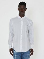 Richmond X Koszula Liddo UMP24230CA Biały Slim Fit. Białe koszule męskie RICHMOND X, m, bez wzorów, z bawełny, bez kołnierzyka, bez ramiączek. Za 269.99 zł.