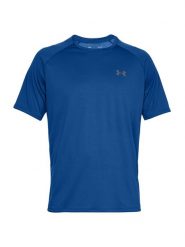 Under Armour Koszulka sportowa "Tech 2.0" w kolorze niebieskim rozmiar: XL. Niebieskie t-shirty sportowe męskie Under Armour, xl, z materiału, bez ramiączek, outdoorowe. Za 92.21 zł.