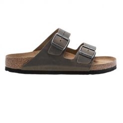 Klapki dorosłych Birkenstock Arizona Faded. Brązowe klapki damskie Birkenstock, z materiału. Za 764.00 zł.