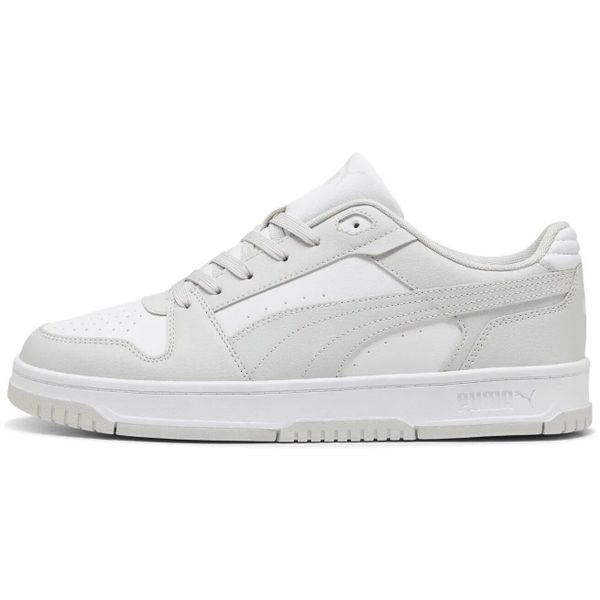 Buty sportowe Puma Rebound Slam Lo. Białe buty sportowe na co dzień damskie Puma, z materiału, bez zapięcia. Za 390.00 zł.