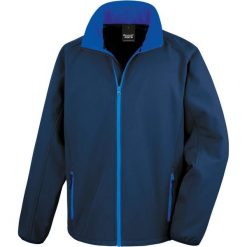 Kurtka Result Softshell Printable. Czarne kurtki męskie RESULT, xl, bez wzorów, z materiału, bez kaptura. Za 113.25 zł.