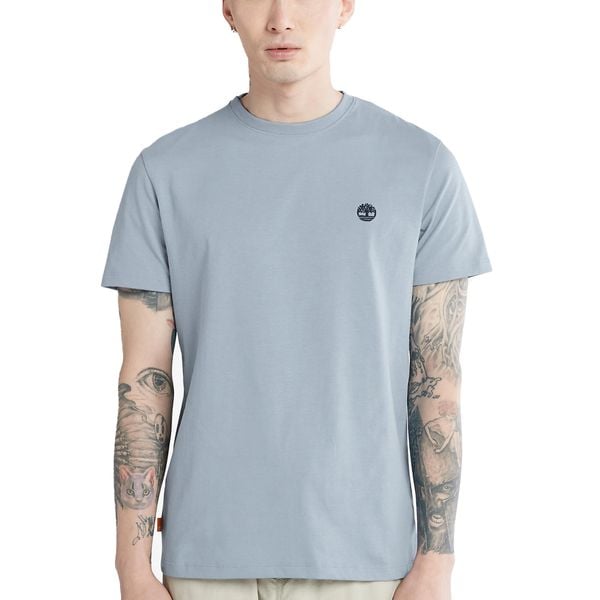 T-Shirt Dunstan River Rozmiar XXL Niebieski - TB0A2BPR940. Niebieskie t-shirty męskie Timberland, xl, bez wzorów, z bawełny, bez kołnierzyka. Za 143.35 zł.
