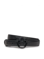 Pinko Pasek Damski Love Berry H2 Belt. PE 24 PLT01 100143 A1K2 Czarny. Czarne paski damskie Pinko, bez wzorów, ze skóry. Za 341.99 zł.