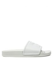 Off-White Klapki OWIC006S22MAT0010100 Biały. Białe klapki damskie OFF-WHITE, bez wzorów, z tworzywa sztucznego, bez obcasa. Za 399.99 zł.