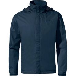 Kurtka przeciwdeszczowa męska Vaude Escape Light Jacket. Niebieskie kurtki męskie Vaude, m, bez wzorów, sportowe, bez kaptura. Za 377.99 zł.
