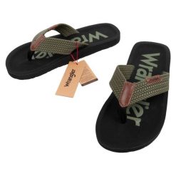Buty klapki męskie Wrangler Zane Flipflop. Czarne klapki i japonki męskie Wrangler. Za 99.00 zł.