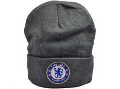 Czapka Chelsea Londyn szara - licencjonowana. Szare czapki męskie CHELSEA, bez wzorów, z materiału. Za 97.99 zł.